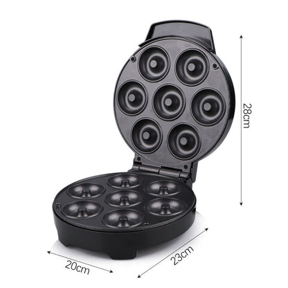 Elektrisk mini-doughnutmaskin med non-stick-yta