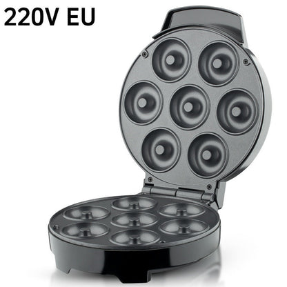 Elektrisk mini-doughnutmaskin med non-stick-yta