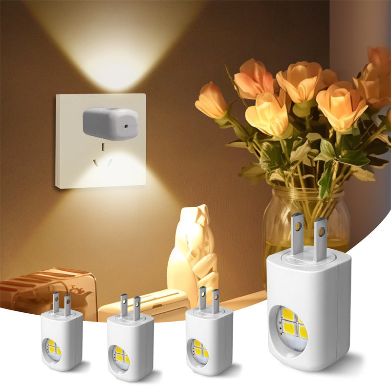 Smart LED-nattlampa för vägguttag med automatisk dimmer（🎁 Köp 1 – Få 1 Gratis!）
