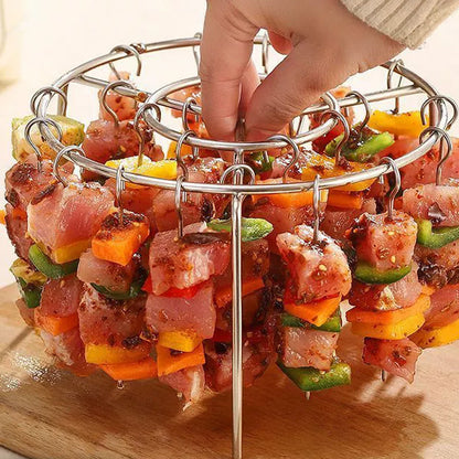 316 Rostfritt Stål Multifunktionellt Grillgaller-Set för Air Fryer