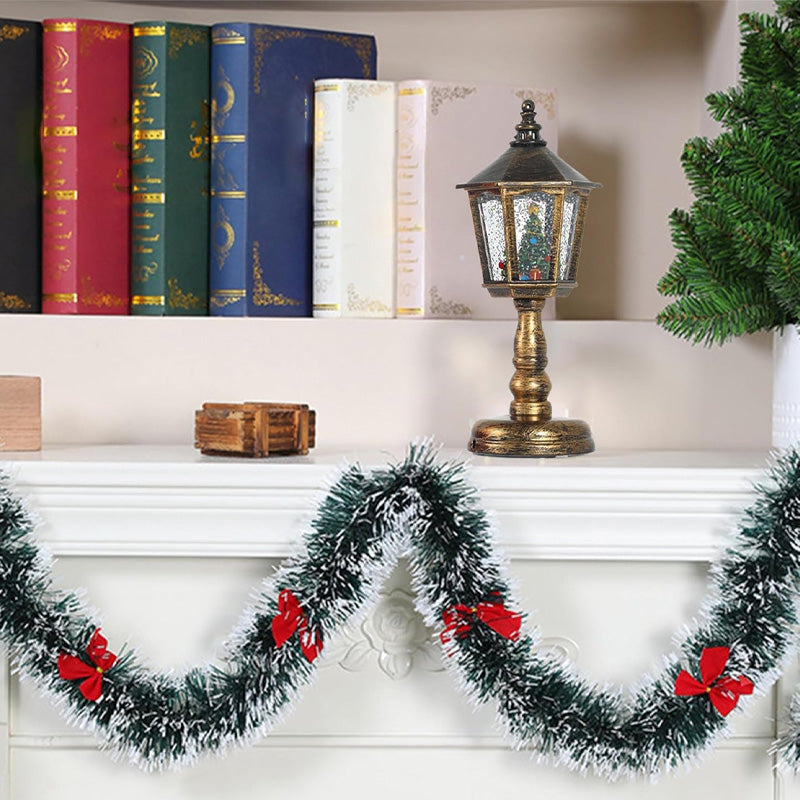 🎁Weihnachts-Vorverkauf: 50% Rabatt🌲✨Leuchtende Schneekugel-Laterne mit Musik für Weihnachten