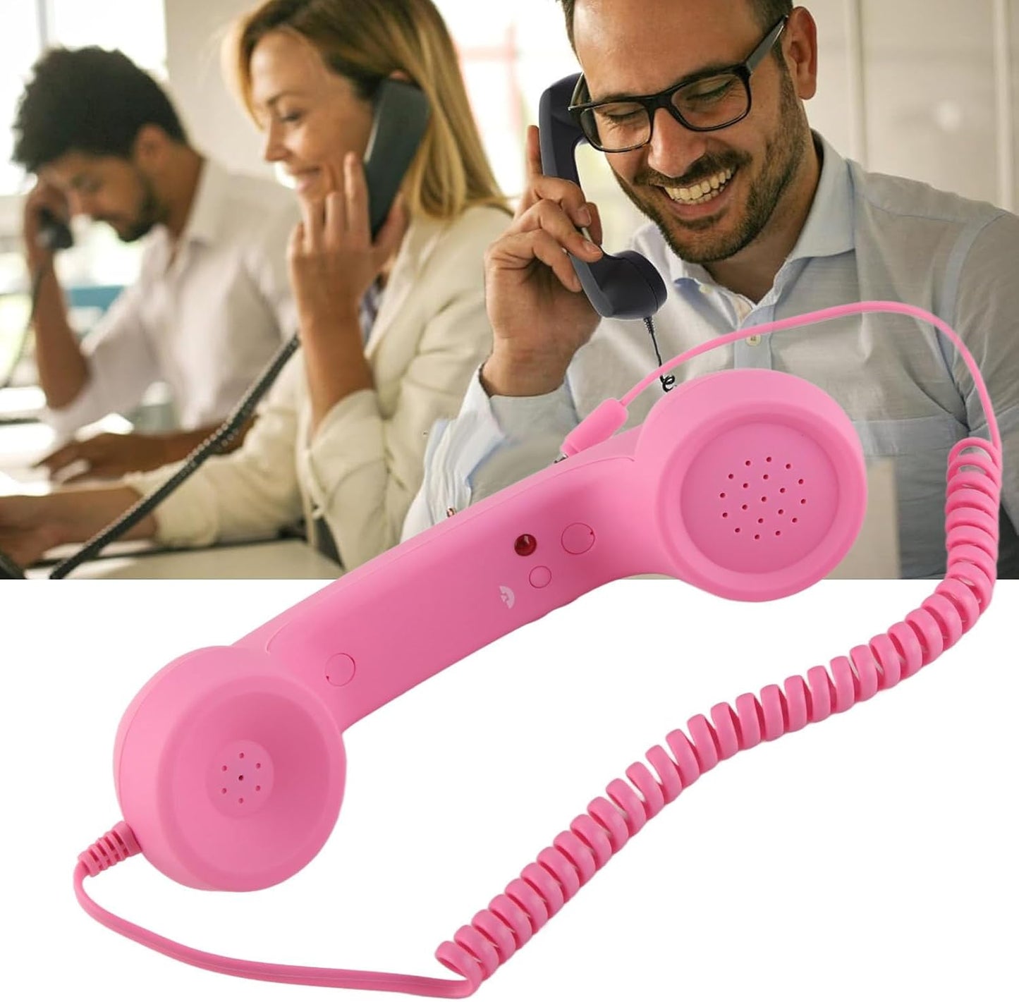 🔥Vintage Retro Telefonhandtag Mobiltelefonmottagare MIC Mikrofon