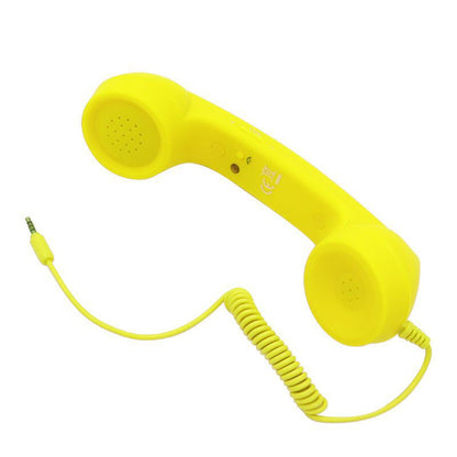 🔥Vintage Retro Telefonhandtag Mobiltelefonmottagare MIC Mikrofon