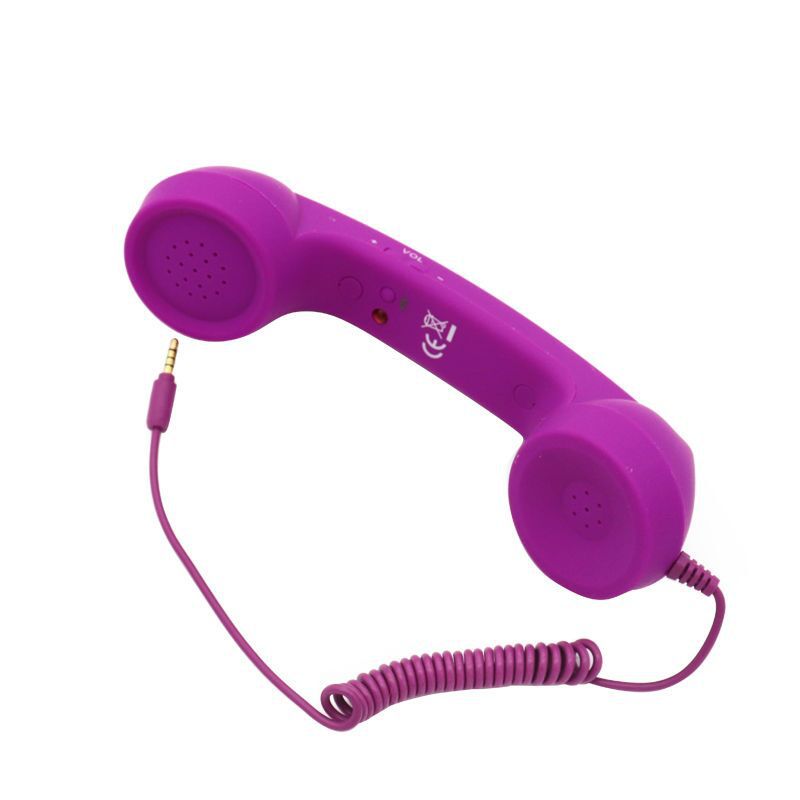 🔥Vintage Retro Telefonhandtag Mobiltelefonmottagare MIC Mikrofon