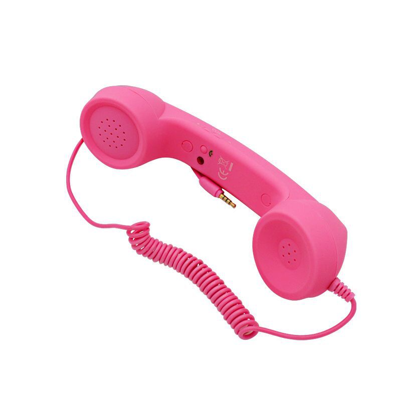 🔥Vintage Retro Telefonhandtag Mobiltelefonmottagare MIC Mikrofon
