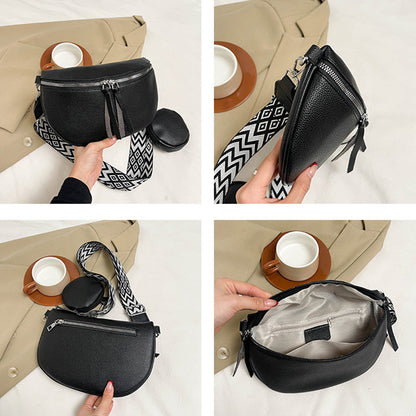 Rymlig Trendig Crossbody-väska