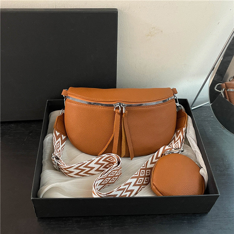 Rymlig Trendig Crossbody-väska