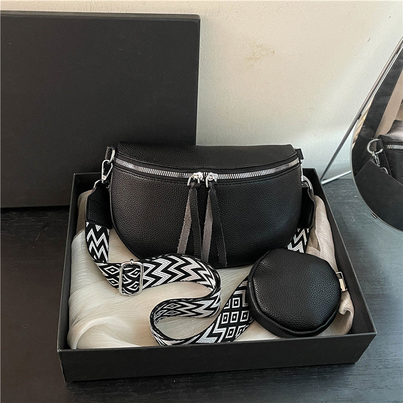 Rymlig Trendig Crossbody-väska