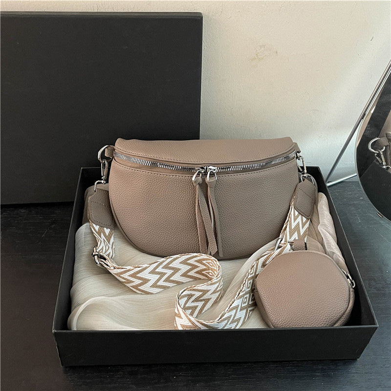 Rymlig Trendig Crossbody-väska
