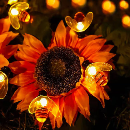 🎉Solardrivna LED-bi-ljusslingor🐝