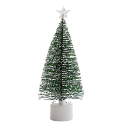 ✨ LED-minijulgran med stjärna – Flerfärgade lampor, trådlös & kompakt (Direkt julstämning på bordet!)