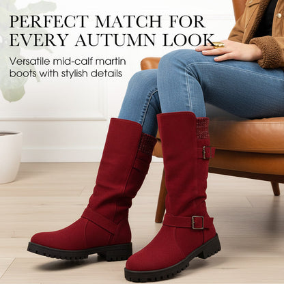✨3% rabattkod: NOR3🔥 Chica mockaboots för kvinnor - Europeisk stil & halksäker sula, komfort hela dagen 🍂✨