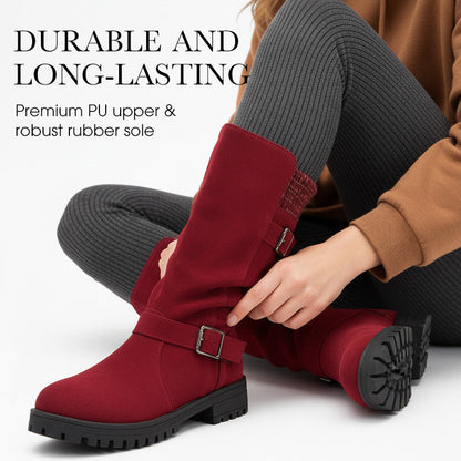 ✨3% rabattkod: NOR3🔥 Chica mockaboots för kvinnor - Europeisk stil & halksäker sula, komfort hela dagen 🍂✨