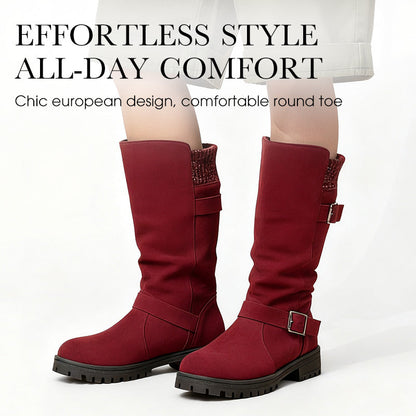 ✨3% rabattkod: NOR3🔥 Chica mockaboots för kvinnor - Europeisk stil & halksäker sula, komfort hela dagen 🍂✨