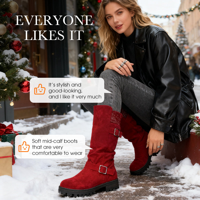 ✨3% rabattkod: NOR3🔥 Chica mockaboots för kvinnor - Europeisk stil & halksäker sula, komfort hela dagen 🍂✨