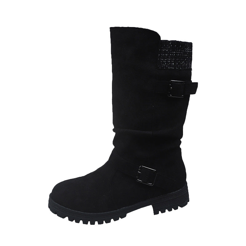 ✨3% rabattkod: NOR3🔥 Chica mockaboots för kvinnor - Europeisk stil & halksäker sula, komfort hela dagen 🍂✨