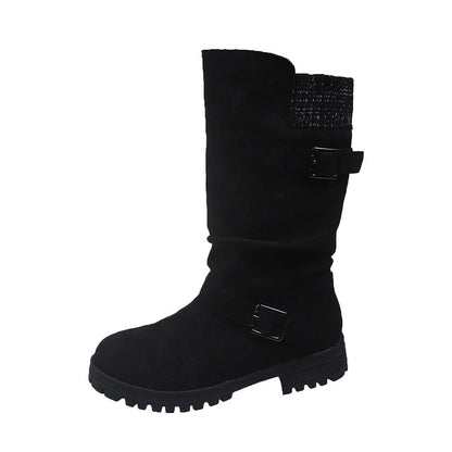 ✨3% rabattkod: NOR3🔥 Chica mockaboots för kvinnor - Europeisk stil & halksäker sula, komfort hela dagen 🍂✨