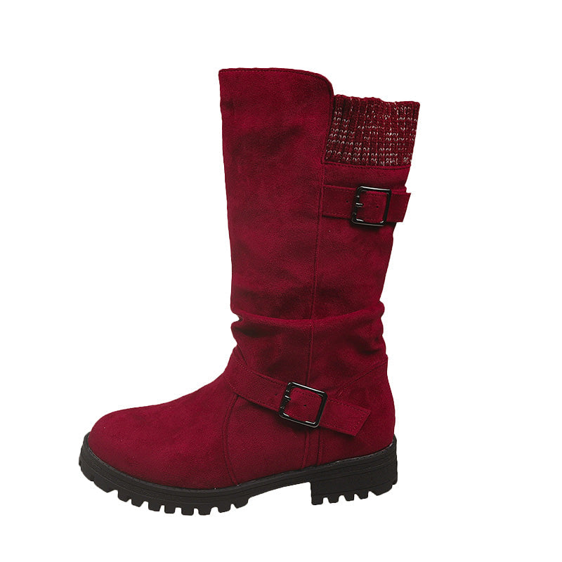 ✨3% rabattkod: NOR3🔥 Chica mockaboots för kvinnor - Europeisk stil & halksäker sula, komfort hela dagen 🍂✨