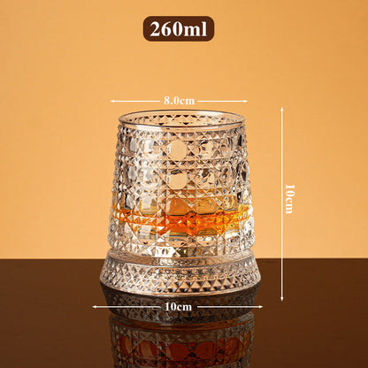 🥛💎Nyårsrea 50% RABATT✨🔥360° roterande whiskyglas