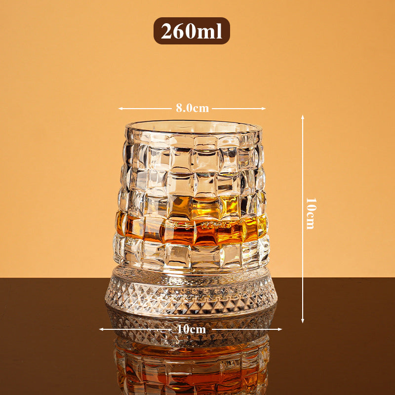 🥛💎Nyårsrea 50% RABATT✨🔥360° roterande whiskyglas