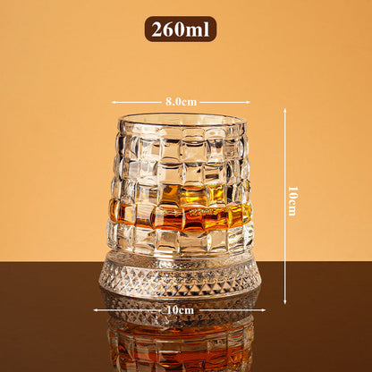 🥛💎Nyårsrea 50% RABATT✨🔥360° roterande whiskyglas