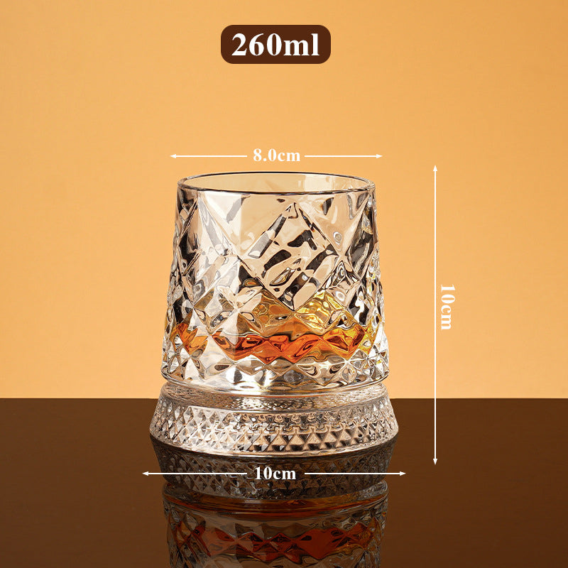 🥛💎Nyårsrea 50% RABATT✨🔥360° roterande whiskyglas