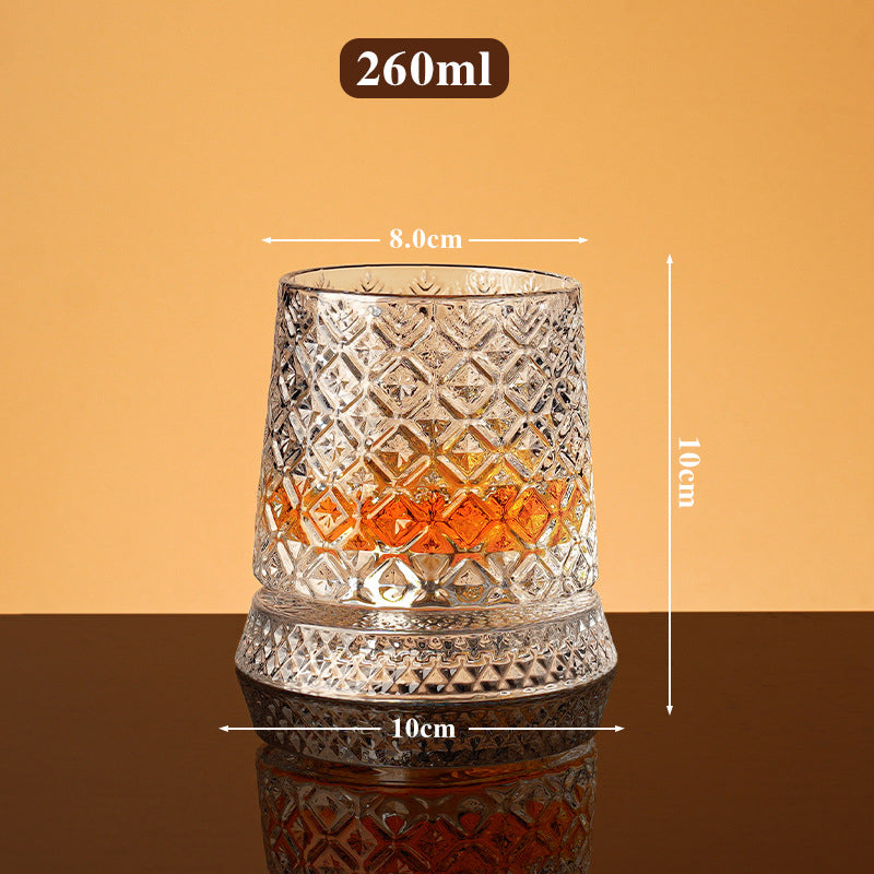🥛💎Nyårsrea 50% RABATT✨🔥360° roterande whiskyglas