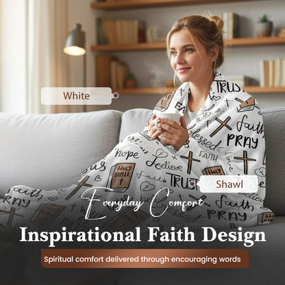 🎁 Begränsad tid 50 % rabatt✨Troinspirerad mysig, ultramjuk pläd | Ultramjuk komfort med inspirerande design🛋️