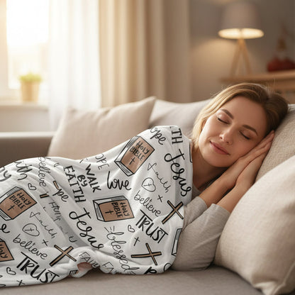 🎁 Begränsad tid 50 % rabatt✨Troinspirerad mysig, ultramjuk pläd | Ultramjuk komfort med inspirerande design🛋️