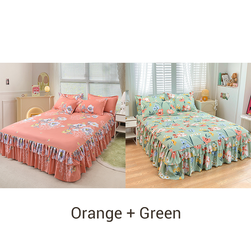 3-delad kjolklänning med volanger🛏️