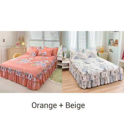 3-delad kjolklänning med volanger🛏️