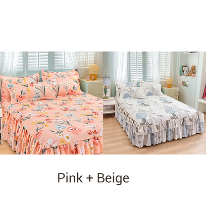3-delad kjolklänning med volanger🛏️