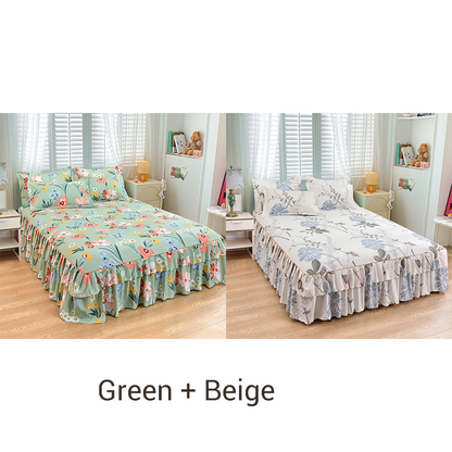 3-delad kjolklänning med volanger🛏️