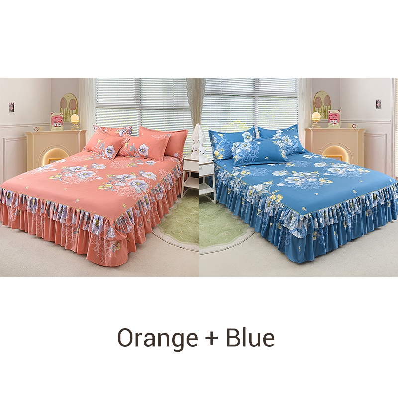 3-delad kjolklänning med volanger🛏️
