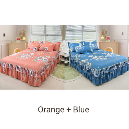 3-delad kjolklänning med volanger🛏️