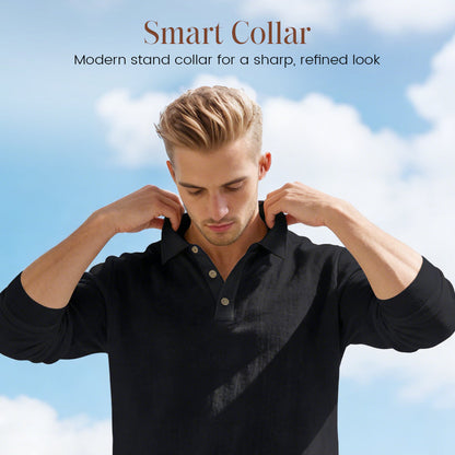 👕 50% OFF NOW! 🌿 Men's Linen Blend 2-Piece Casual Set – Breathable, Lightweight & Perfect for Summer Days ☀️