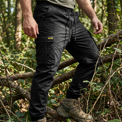 Men's Casual Cargo Pants with Drawstring