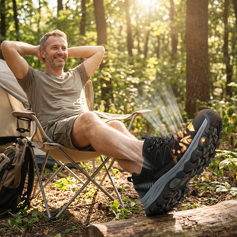 🥾50% RABATT! ⛰️ Lätta Vandringsskor för Herr – Andningsbar, Vattentät & Halkfri Sula för Terräng 🧗‍♂️