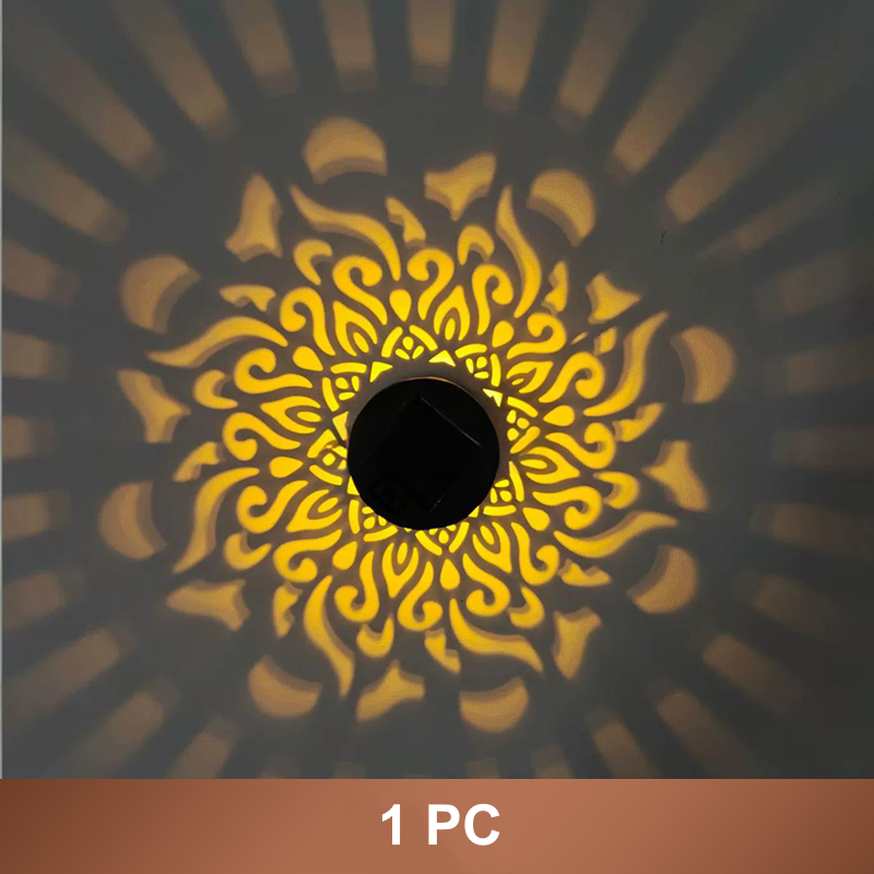 📢📢50% RABATT !!!⏰Soldriven Mandala-projektorlampa
