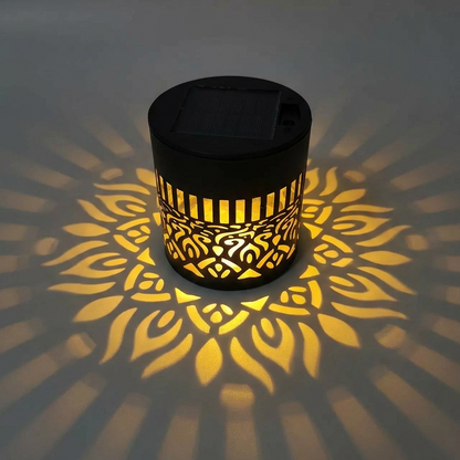 📢📢50% RABATT !!!⏰Soldriven Mandala-projektorlampa