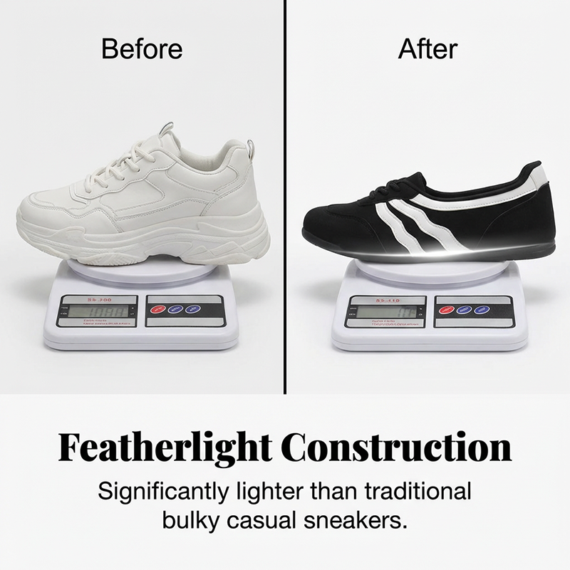 👟 60% RABATT! 🔥 Dam Retro Vågrandig Snörningssneakers – Stilren Design, Bekväm Passform & Perfekt För En Trendig Look 🌸