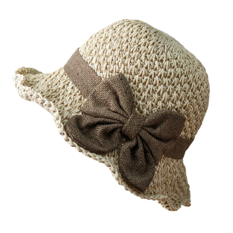 🌷 Vår/sommar Nyhet! Elegant stråhatt med tygrosett | Luftig väv, mjuk och justerbar 👒✨