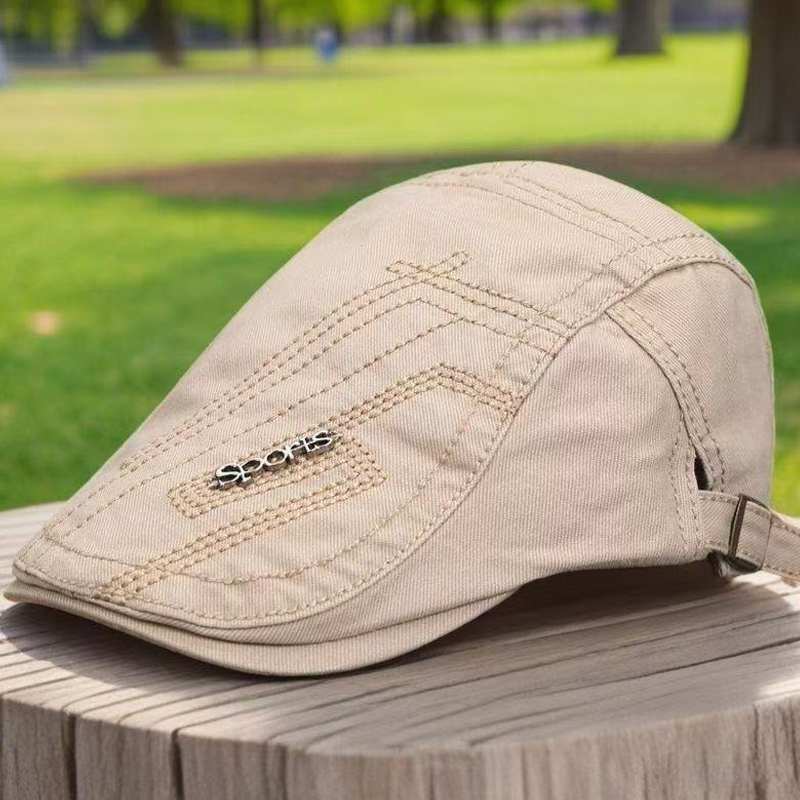 🧢2026 SPECIALREA🍂Klassisk platt keps (Ivy cap) – andningsbar bomull, justerbar & tidlös design 🧢✨