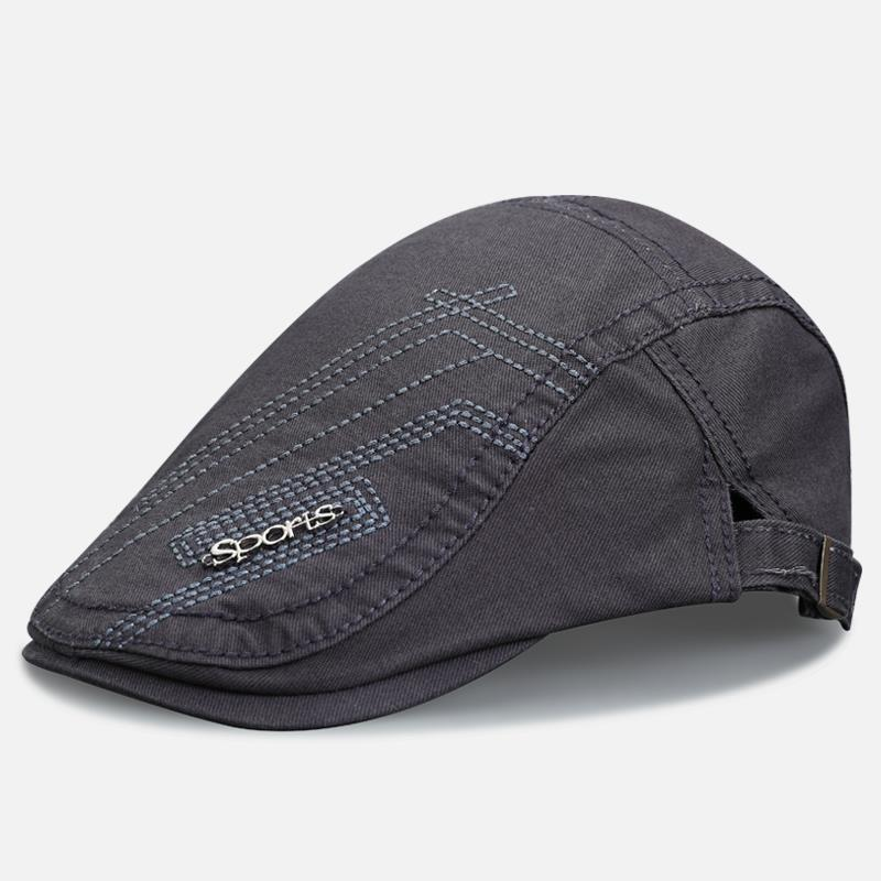 🧢2026 SPECIALREA🍂Klassisk platt keps (Ivy cap) – andningsbar bomull, justerbar & tidlös design 🧢✨