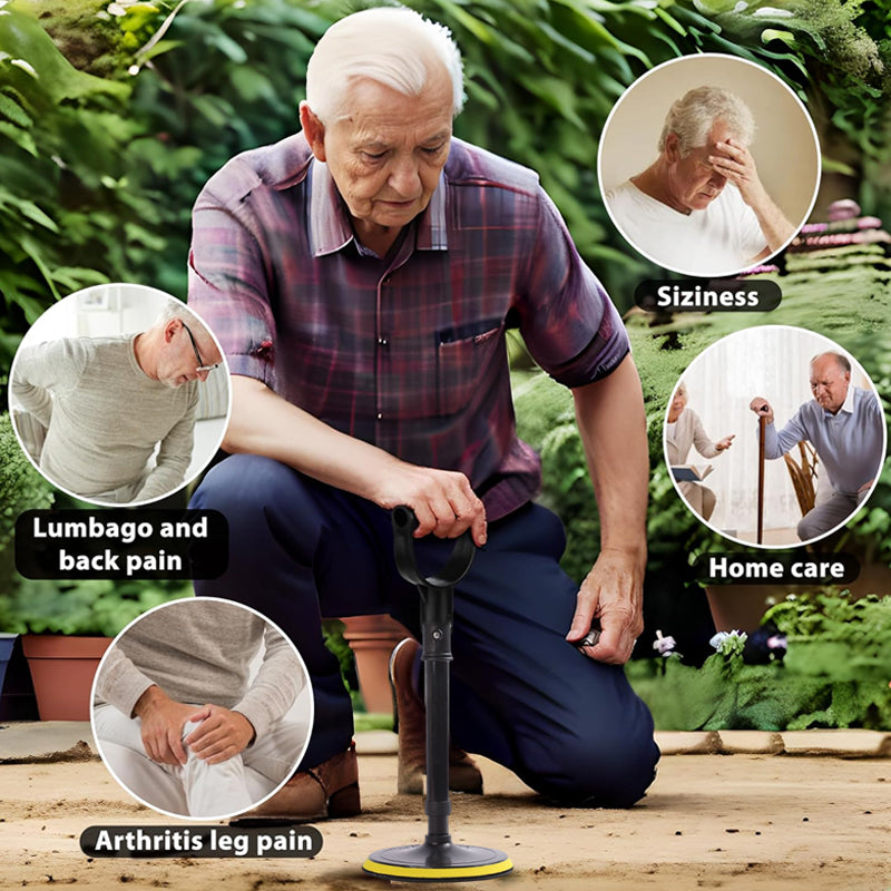 Ståhjälpmedel med justerbar höjd för mobilitetsstöd