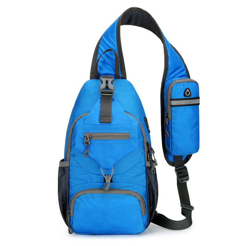 🎒 TIDBEGRÄNSAD 50% RABATT! ✨ Herr Outdoor Sling Bag – Flerfickor, Vattentålig, Andningsbar Baksida 🌦️