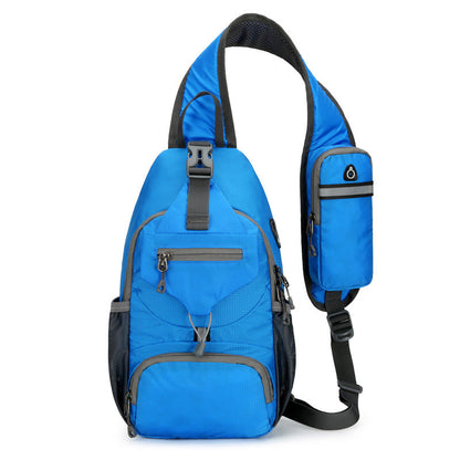 🎒 TIDBEGRÄNSAD 50% RABATT! ✨ Herr Outdoor Sling Bag – Flerfickor, Vattentålig, Andningsbar Baksida 🌦️