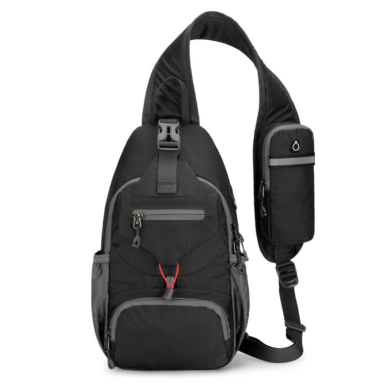 🎒 TIDBEGRÄNSAD 50% RABATT! ✨ Herr Outdoor Sling Bag – Flerfickor, Vattentålig, Andningsbar Baksida 🌦️