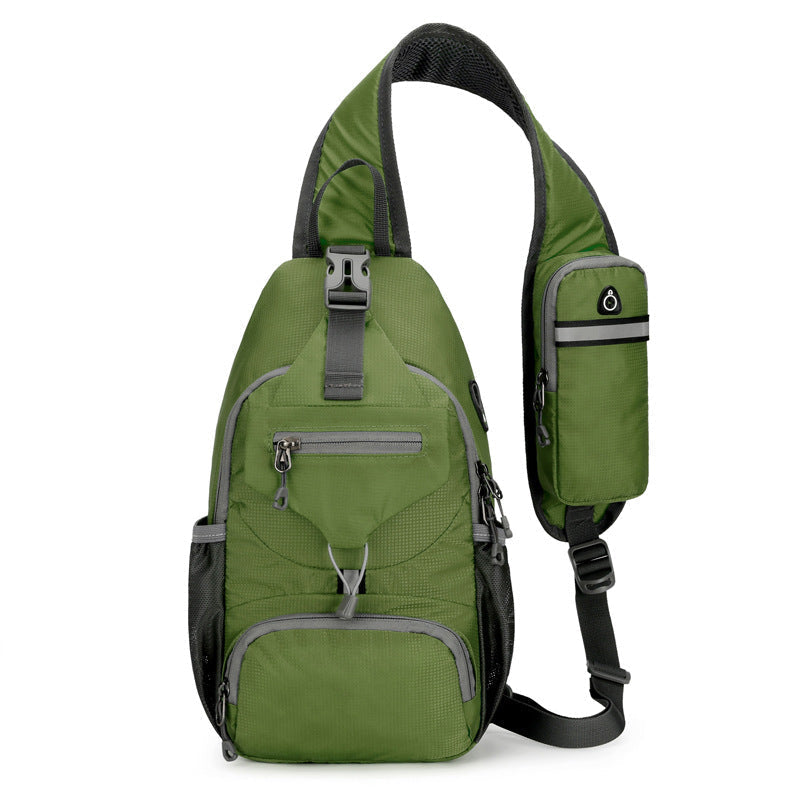 🎒 TIDBEGRÄNSAD 50% RABATT! ✨ Herr Outdoor Sling Bag – Flerfickor, Vattentålig, Andningsbar Baksida 🌦️