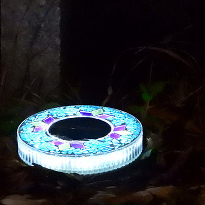 ⏳SISTA DAGEN: KÖP 3, FÅ 1 GRATIS!!💎🌟Solcellsdriven mosaikbelysning för utomhusbruk – Vattentät dekorativ LED-gångbelysning för trädgården, tänds automatiskt vid skymning, ingen kabeldragning krävs